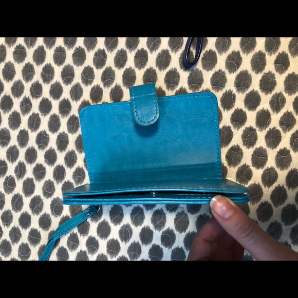 Small Blue Wallet - Like New! - Picture 2 of 3